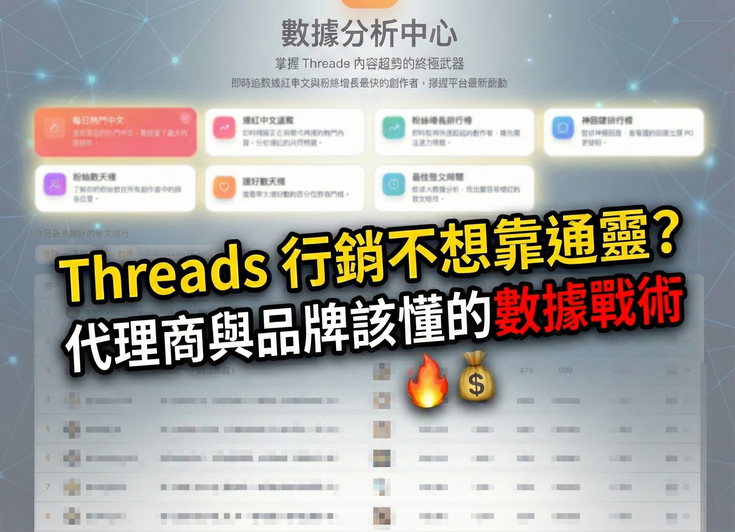 Threads 行銷不想靠通靈？代理商與品牌該懂的數據戰術